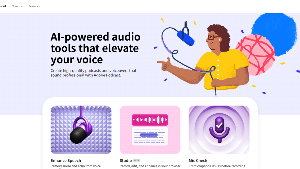 AI音频编辑2026横评：Descript AI vs Adobe Podcast AI vs 剪映音频AI，声音后期谁最强？