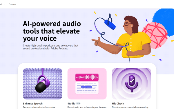 AI音频编辑2026横评：Descript AI vs Adobe Podcast AI vs 剪映音频AI，声音后期谁最强？
